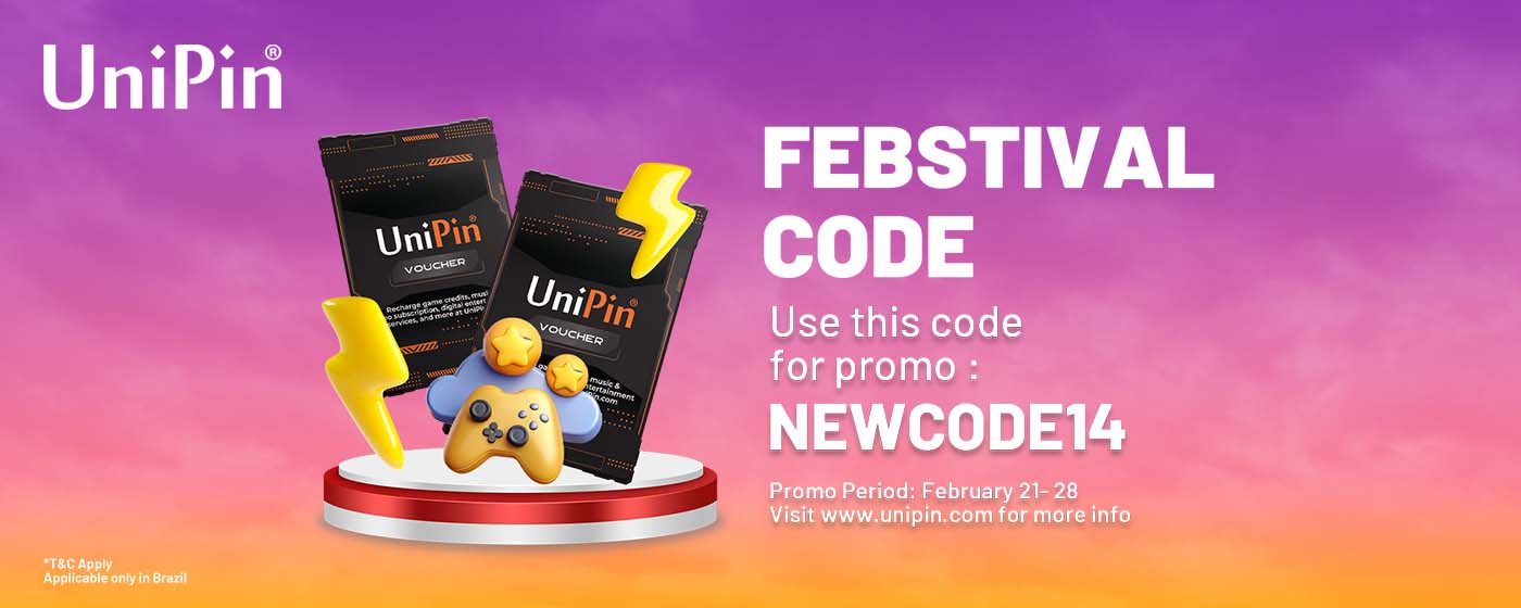 UniPin FEBSTIVAL – Unlock 50% Discount with NEWCODE14!